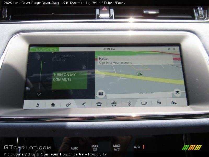 Navigation of 2020 Range Rover Evoque S R-Dynamic