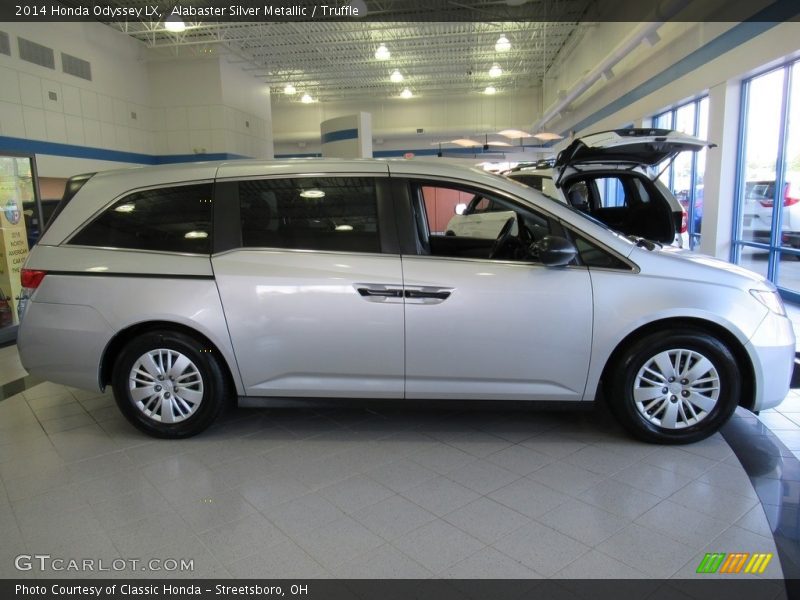 Alabaster Silver Metallic / Truffle 2014 Honda Odyssey LX