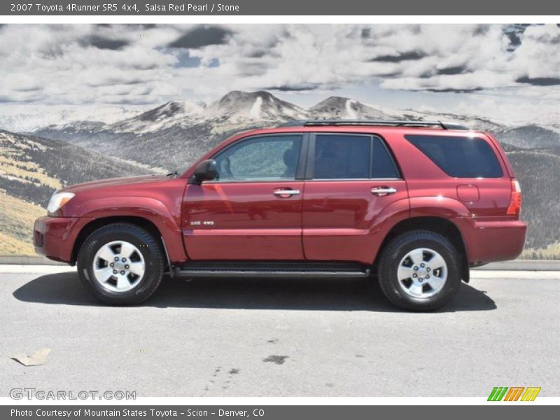 Salsa Red Pearl / Stone 2007 Toyota 4Runner SR5 4x4