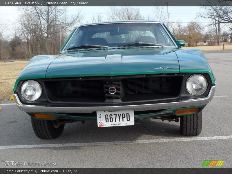 Brillant Green Poly / Black 1971 AMC Javelin SST