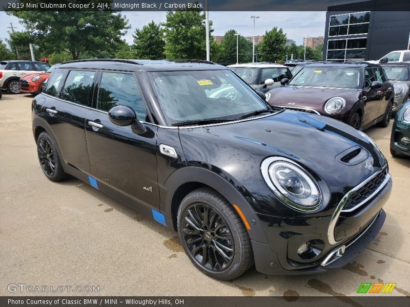 Midnight Black / Carbon Black 2019 Mini Clubman Cooper S All4