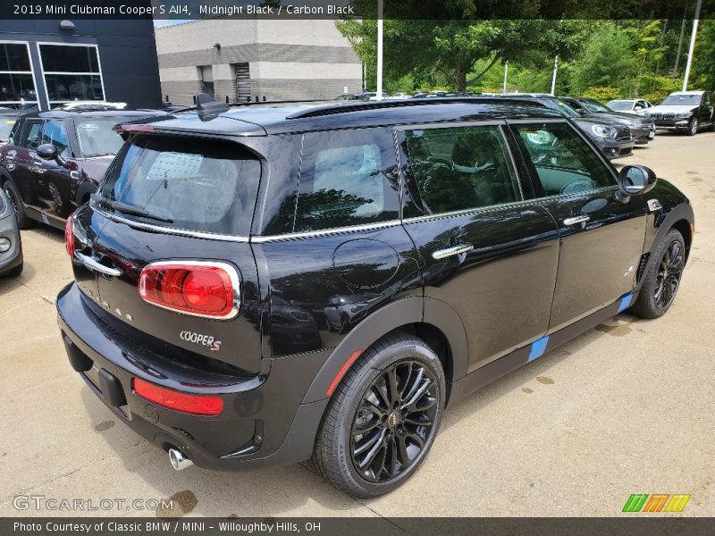 Midnight Black / Carbon Black 2019 Mini Clubman Cooper S All4