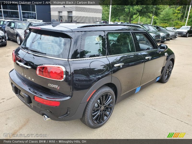 Midnight Black / Carbon Black 2019 Mini Clubman Cooper S All4