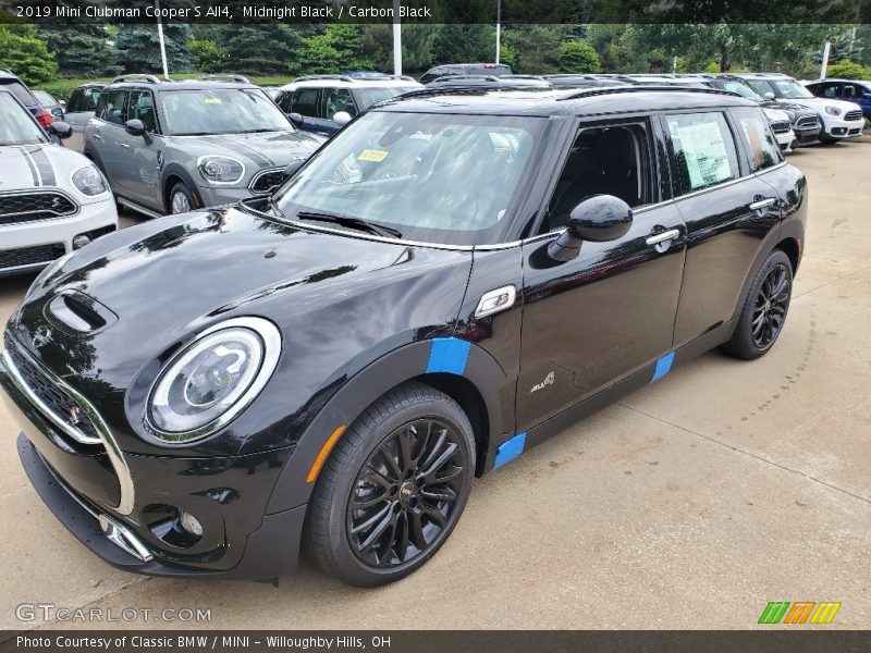 Midnight Black / Carbon Black 2019 Mini Clubman Cooper S All4