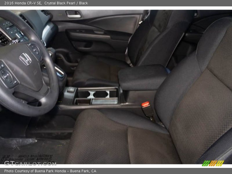 Crystal Black Pearl / Black 2016 Honda CR-V SE