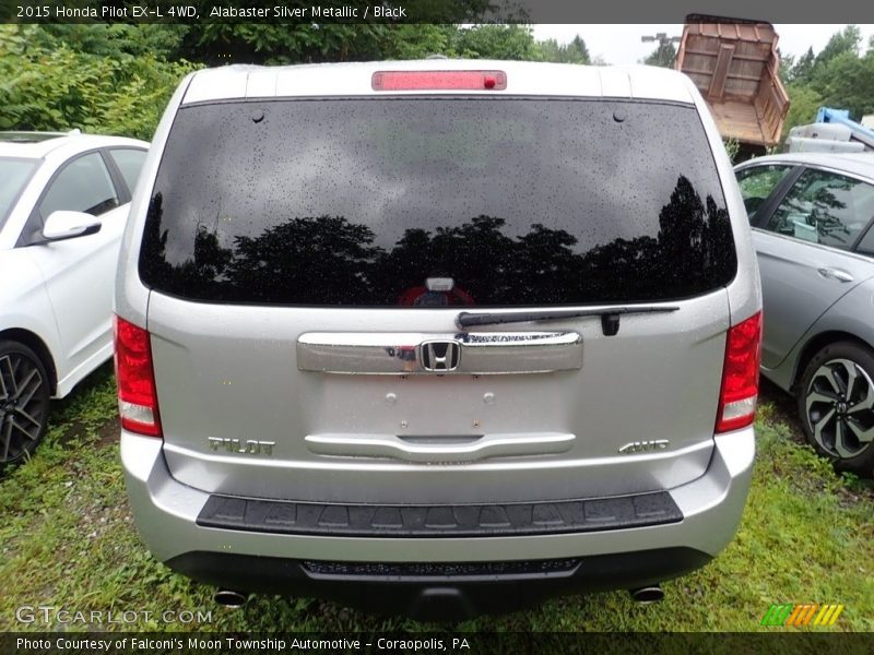 Alabaster Silver Metallic / Black 2015 Honda Pilot EX-L 4WD