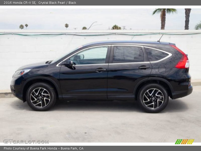 Crystal Black Pearl / Black 2016 Honda CR-V SE