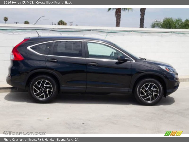 Crystal Black Pearl / Black 2016 Honda CR-V SE