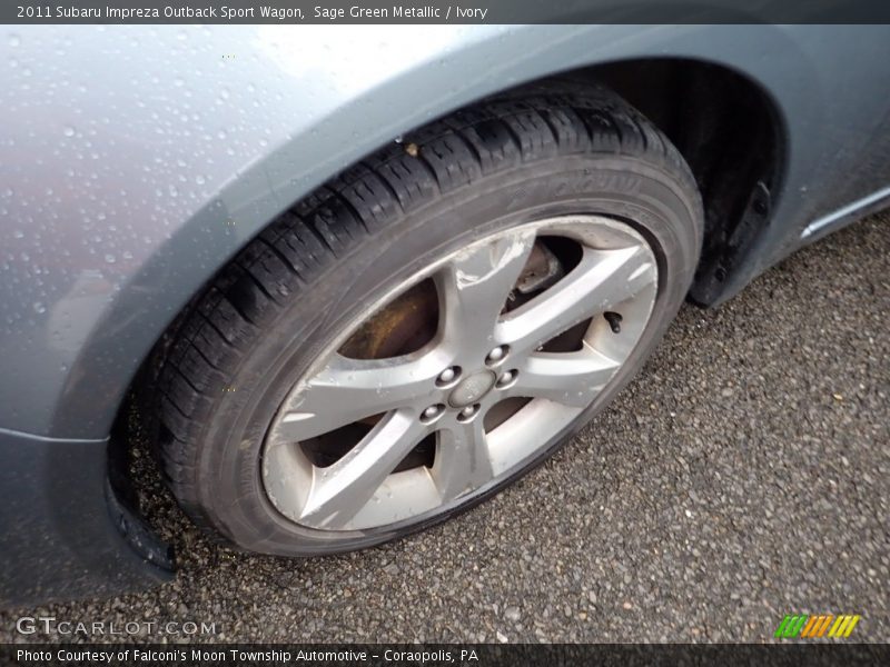 Sage Green Metallic / Ivory 2011 Subaru Impreza Outback Sport Wagon