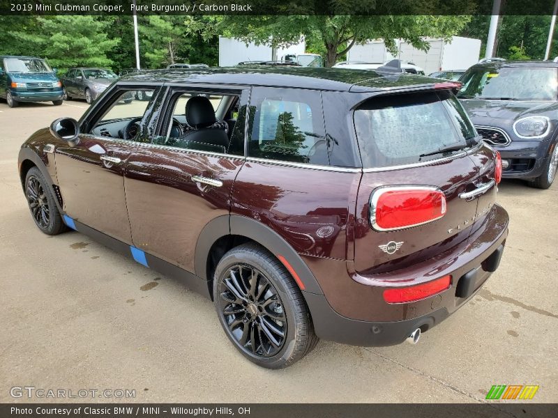 Pure Burgundy / Carbon Black 2019 Mini Clubman Cooper