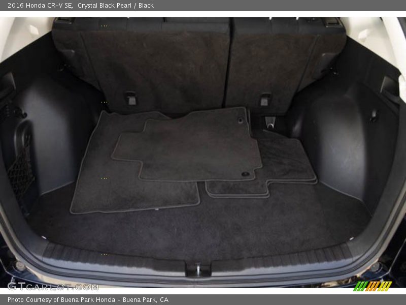Crystal Black Pearl / Black 2016 Honda CR-V SE