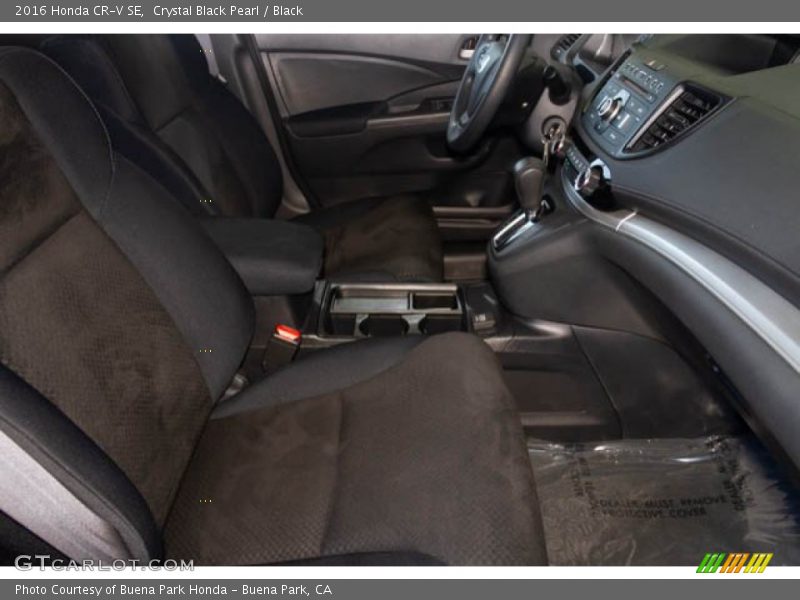 Crystal Black Pearl / Black 2016 Honda CR-V SE