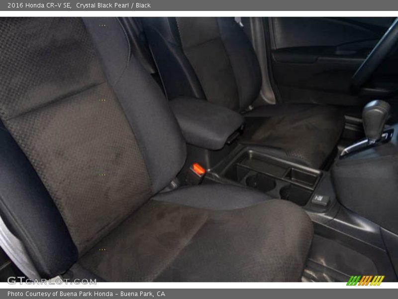 Crystal Black Pearl / Black 2016 Honda CR-V SE