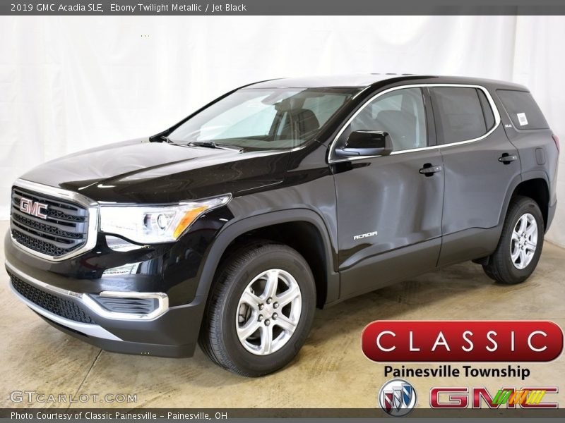 Ebony Twilight Metallic / Jet Black 2019 GMC Acadia SLE