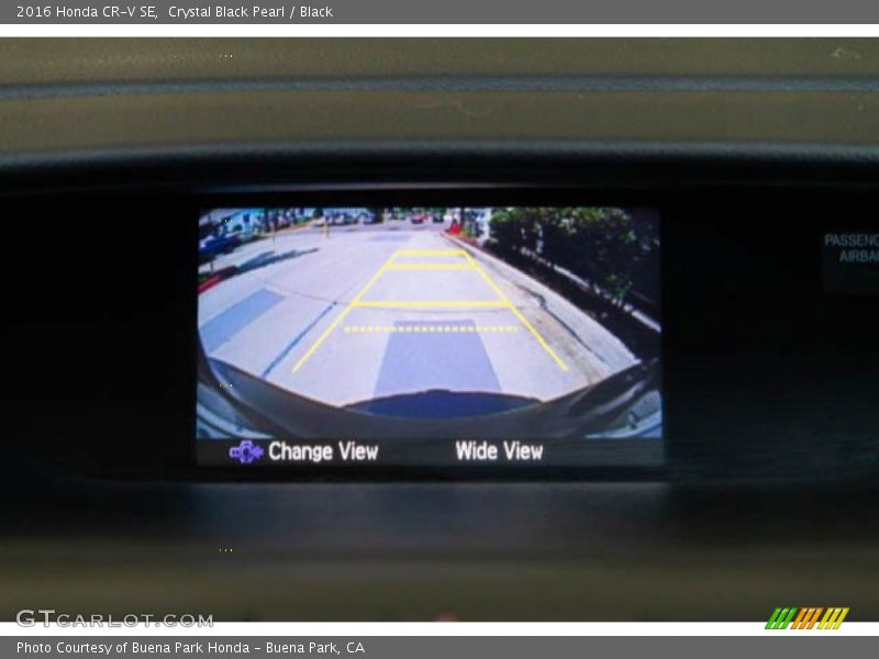 Crystal Black Pearl / Black 2016 Honda CR-V SE