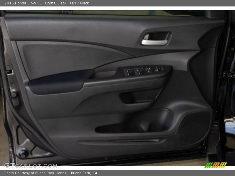 Crystal Black Pearl / Black 2016 Honda CR-V SE