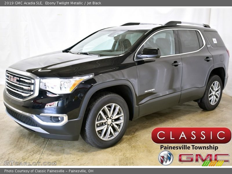 Ebony Twilight Metallic / Jet Black 2019 GMC Acadia SLE