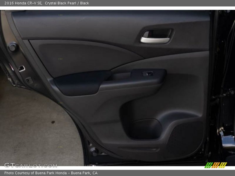 Crystal Black Pearl / Black 2016 Honda CR-V SE