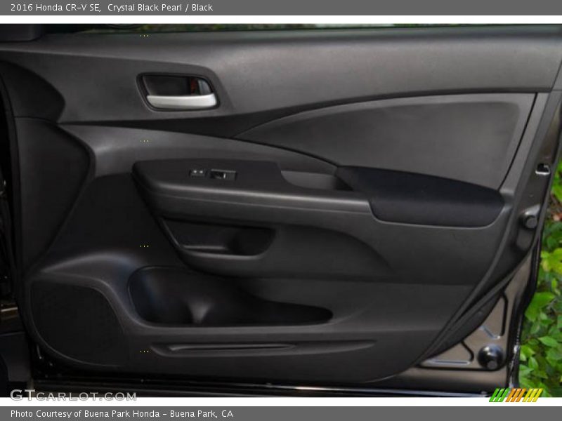 Crystal Black Pearl / Black 2016 Honda CR-V SE