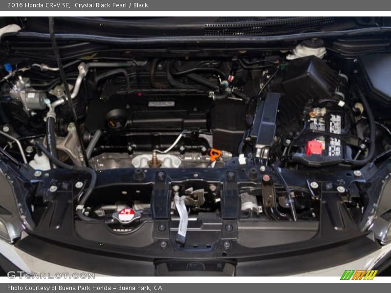 Crystal Black Pearl / Black 2016 Honda CR-V SE