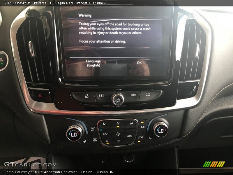 Cajun Red Tintcoat / Jet Black 2020 Chevrolet Traverse LT