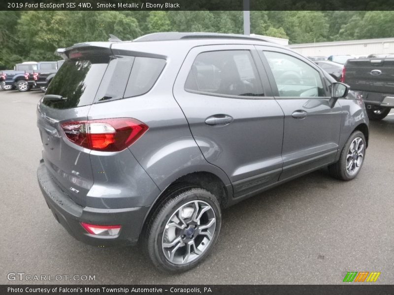 Smoke Metallic / Ebony Black 2019 Ford EcoSport SES 4WD