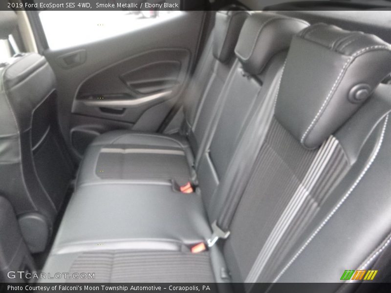 Smoke Metallic / Ebony Black 2019 Ford EcoSport SES 4WD