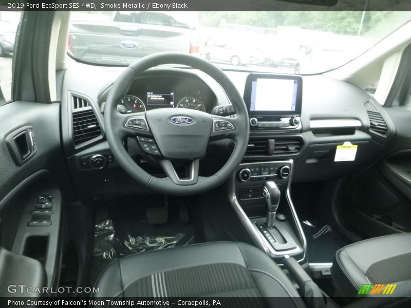 Smoke Metallic / Ebony Black 2019 Ford EcoSport SES 4WD