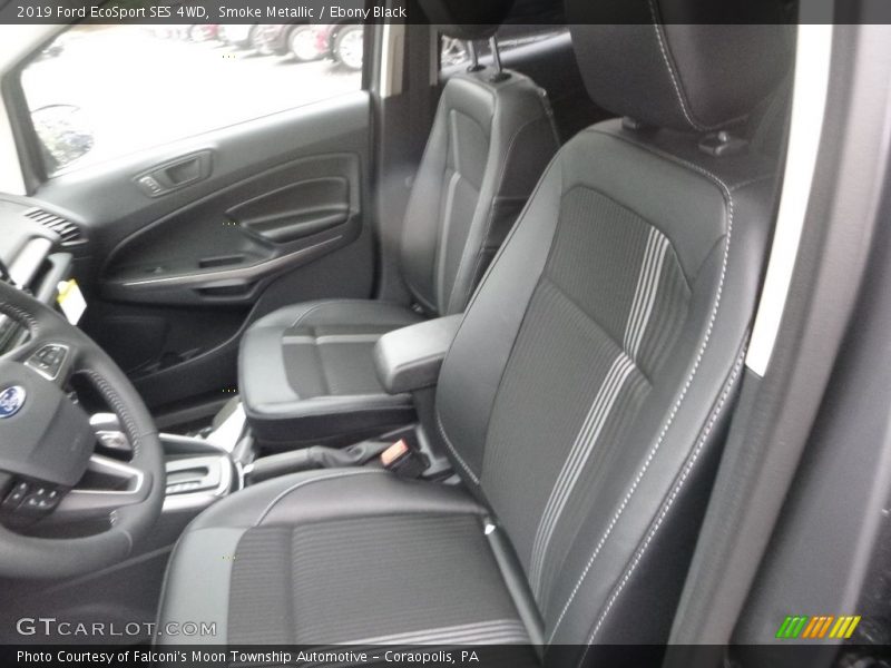 Smoke Metallic / Ebony Black 2019 Ford EcoSport SES 4WD