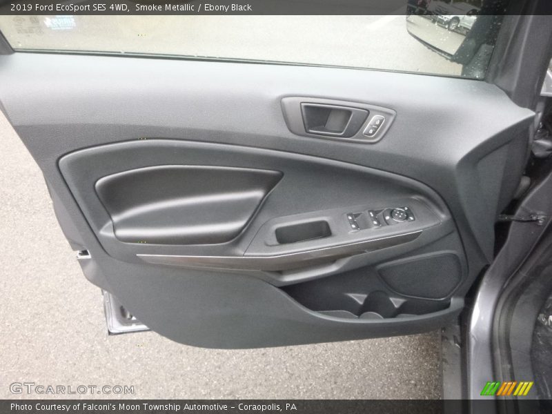 Smoke Metallic / Ebony Black 2019 Ford EcoSport SES 4WD