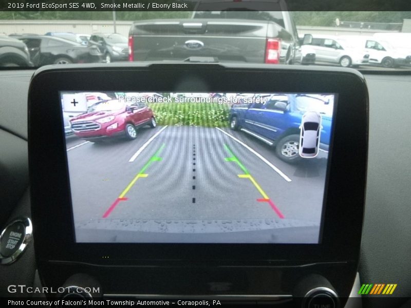 Smoke Metallic / Ebony Black 2019 Ford EcoSport SES 4WD