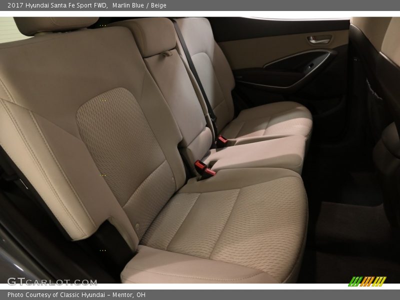 Marlin Blue / Beige 2017 Hyundai Santa Fe Sport FWD