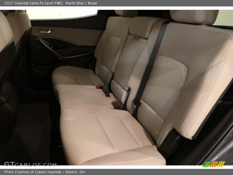 Marlin Blue / Beige 2017 Hyundai Santa Fe Sport FWD