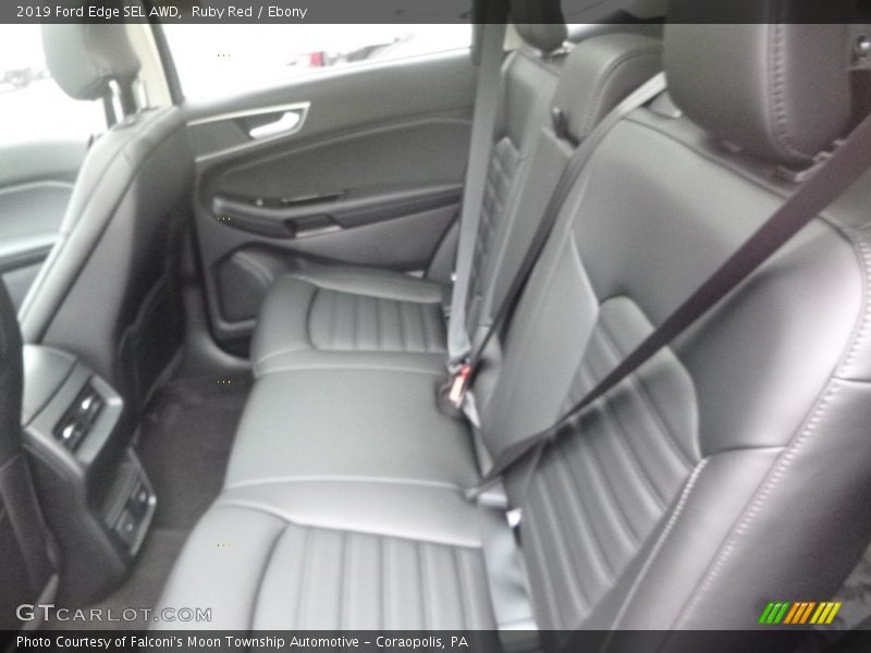 Ruby Red / Ebony 2019 Ford Edge SEL AWD