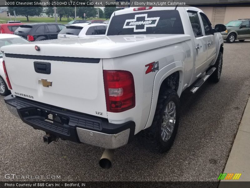 Summit White / Ebony Black/Light Cashmere 2008 Chevrolet Silverado 2500HD LTZ Crew Cab 4x4