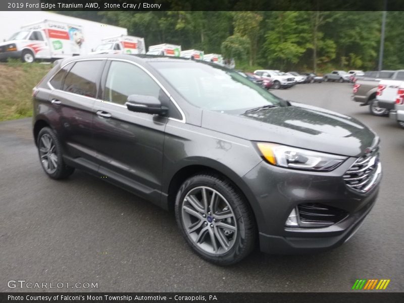 Stone Gray / Ebony 2019 Ford Edge Titanium AWD