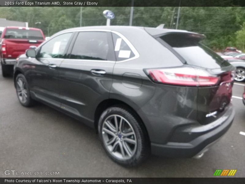 Stone Gray / Ebony 2019 Ford Edge Titanium AWD