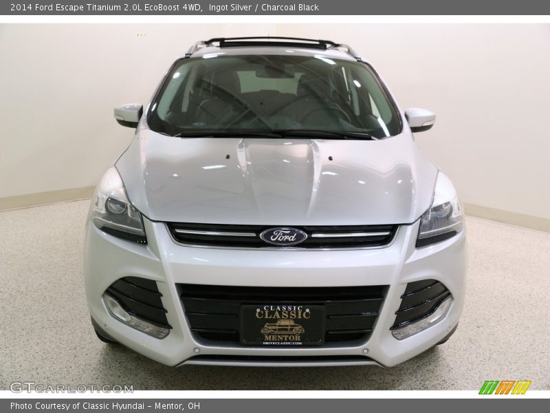 Ingot Silver / Charcoal Black 2014 Ford Escape Titanium 2.0L EcoBoost 4WD