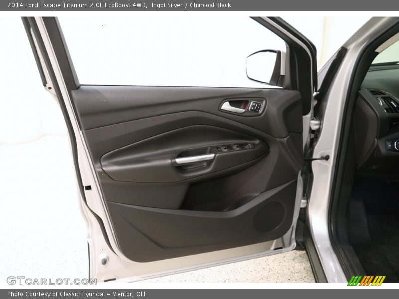 Ingot Silver / Charcoal Black 2014 Ford Escape Titanium 2.0L EcoBoost 4WD