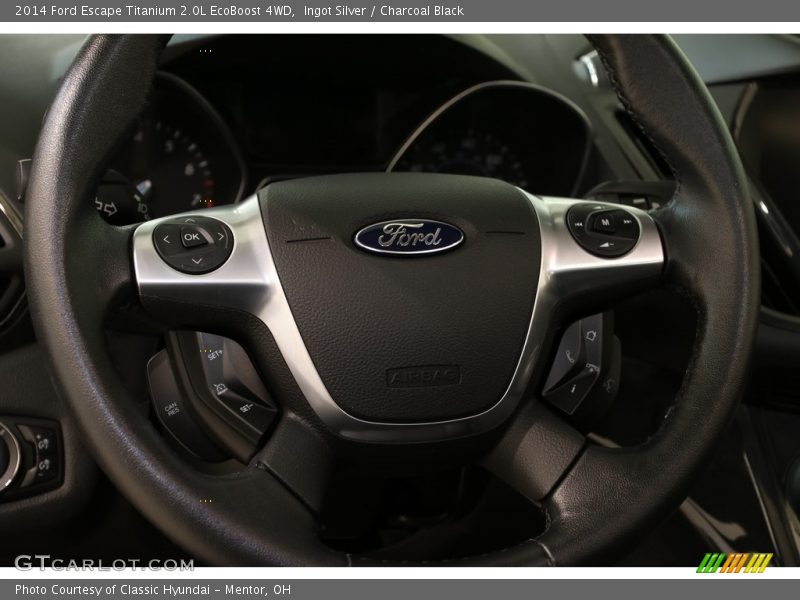 Ingot Silver / Charcoal Black 2014 Ford Escape Titanium 2.0L EcoBoost 4WD