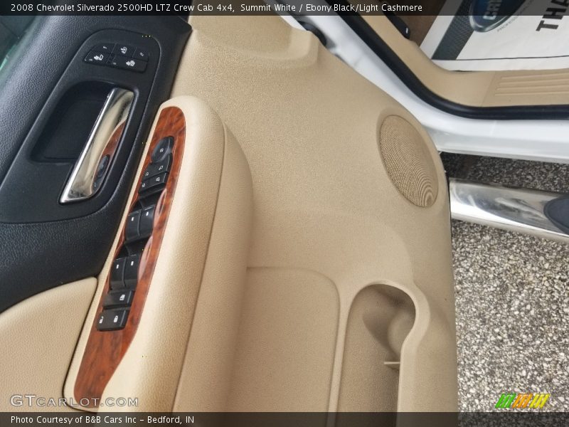 Summit White / Ebony Black/Light Cashmere 2008 Chevrolet Silverado 2500HD LTZ Crew Cab 4x4