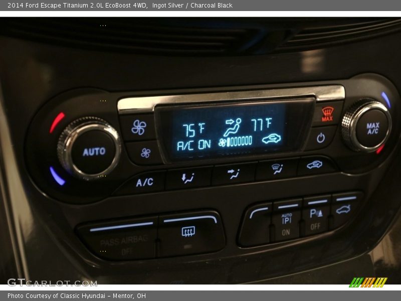 Ingot Silver / Charcoal Black 2014 Ford Escape Titanium 2.0L EcoBoost 4WD