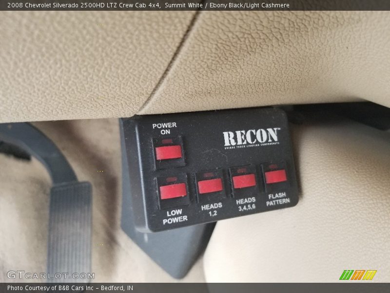 Summit White / Ebony Black/Light Cashmere 2008 Chevrolet Silverado 2500HD LTZ Crew Cab 4x4