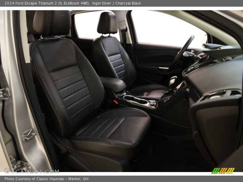 Ingot Silver / Charcoal Black 2014 Ford Escape Titanium 2.0L EcoBoost 4WD