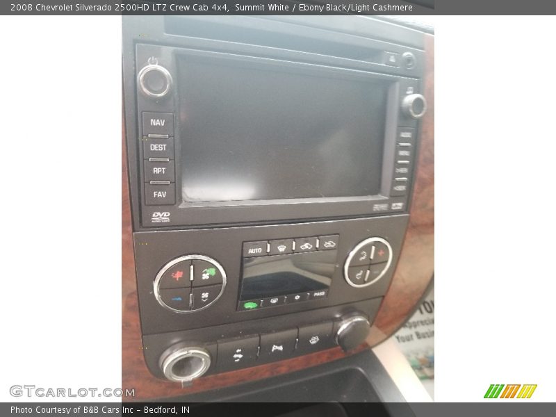 Summit White / Ebony Black/Light Cashmere 2008 Chevrolet Silverado 2500HD LTZ Crew Cab 4x4
