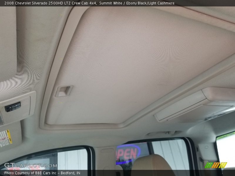 Summit White / Ebony Black/Light Cashmere 2008 Chevrolet Silverado 2500HD LTZ Crew Cab 4x4