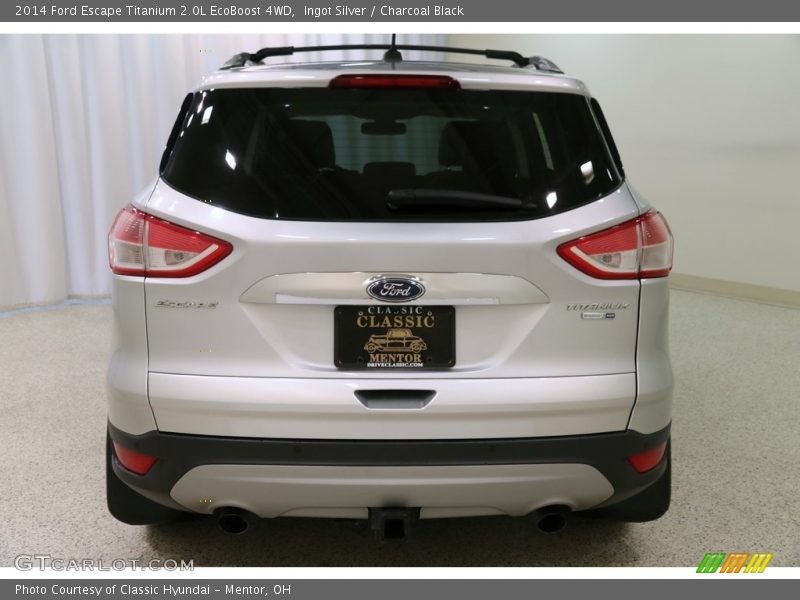 Ingot Silver / Charcoal Black 2014 Ford Escape Titanium 2.0L EcoBoost 4WD