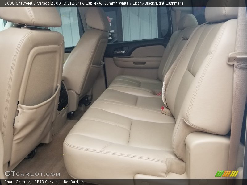 Summit White / Ebony Black/Light Cashmere 2008 Chevrolet Silverado 2500HD LTZ Crew Cab 4x4