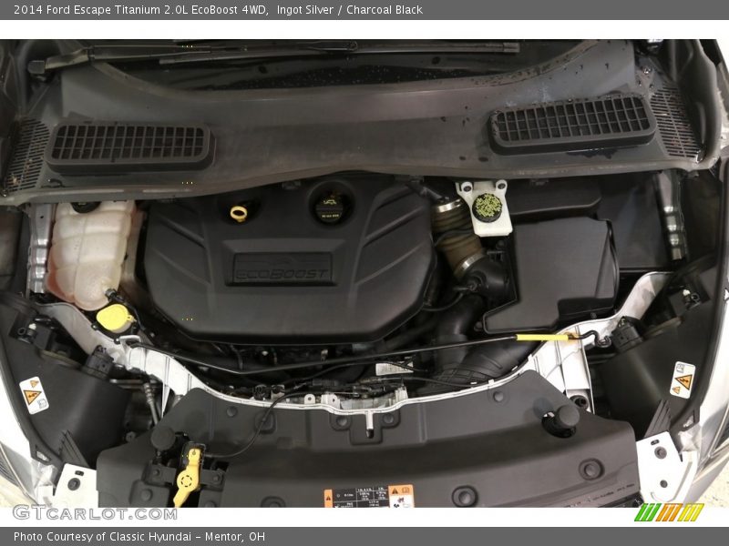 Ingot Silver / Charcoal Black 2014 Ford Escape Titanium 2.0L EcoBoost 4WD