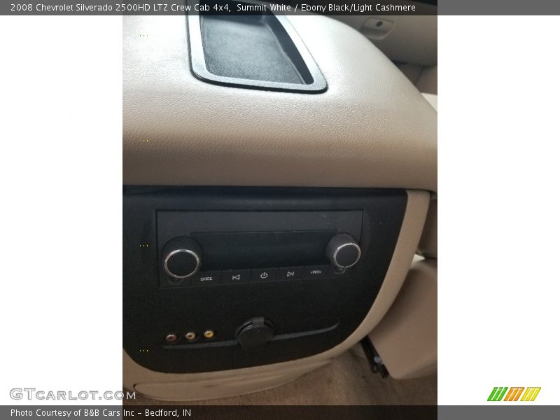 Summit White / Ebony Black/Light Cashmere 2008 Chevrolet Silverado 2500HD LTZ Crew Cab 4x4